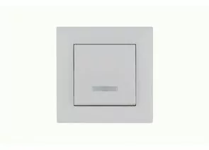 939729 - MAKEL Karea Rizz выкл. СУ 1 кл. (инд.) БЕЛЫЙ 88001021 (1)