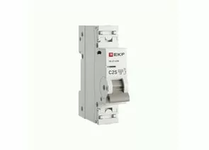 942376 - EKF PROxima автоматический выкл. ВА 47-63N 1P 25А 4,5кА х-ка C M634125C (1)