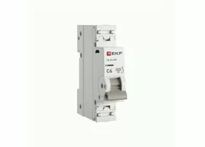 942381 - EKF PROxima автоматический выкл. ВА 47-63N 1P  6А 4,5кА х-ка C M634106C (1)
