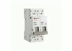 942387 - EKF PROxima автоматический выкл. ВА 47-63N 2P 40А 4,5кА х-ка C M634240C (1)