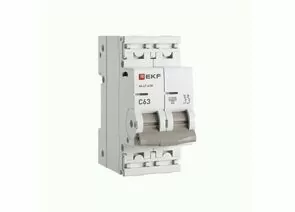 942389 - EKF PROxima автоматический выкл. ВА 47-63N 2P 63А 4,5кА х-ка C M634263C (1)