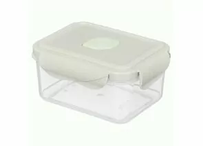 938266 - Контейнер д/продуктов герметичный с клапаном ECO STYLE прямоуг 0,5л свет-серый 433121230 Бытпласт (1)