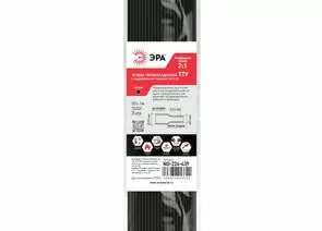 944132 - ЭРА термоусадка трубка ТУТнг 10/5 черная отрезки по 1м (уп. 25м, цена за м) (1/25) (1)