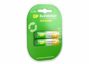 948964 - Аккумулятор GP ReEnergy R6 1300mAh 130AAHCRGY/R6 Ni-MH BL2 (1)