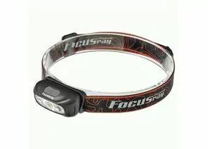 936787 - Focusray Фонарь налобный 1320 3LED акк.0 5Ah 2реж. чер USB сенсор пласт.короб. (1)
