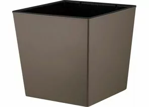 944757 - Горшок для цветов InGreen London CUBE 250 х 250 мм, 11,6 л c дренажной вставкой, французский платан (1)
