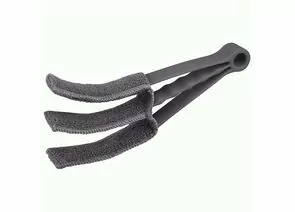 950004 - Щетка для чистки жалюзи, радиаторов 21*7см, пластик+насадка и микрофибры,108108/ Рыжий кот (1)