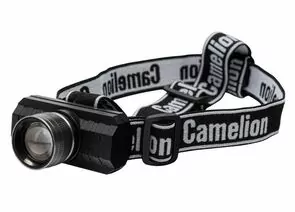 950261 - Camelion фонарь налобный LED53779 акк.3.7V XPE 3W ZOOM, 3реж, Type-C, черный, бокс, 15767 (1)