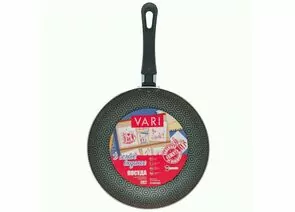 953303 - Сковорода штампованная В семье вкуснее d=22см h=3,8см дно/ст 1,6мм VSV14322 VARI (1)