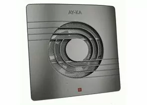 953378 - AY-KA (АЙКА) вентилятор вытяжной d100мм 12W 100м3/ч моск. сетка, с инд, антрацит (Турция) 2710200 (1)