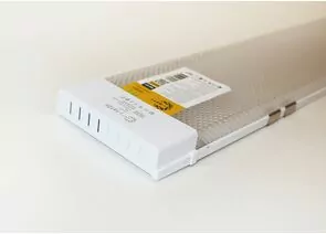 954156 - I-WATT св-к св/д линейный IP44 160W(19000lm)6400K 6K 1200x135x25 призм метал SPO-110 100W i-14125 2г (1)