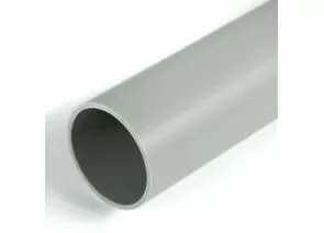 768630 - Строитель труба гладкая жесткая ПВХ 3-х метровая серая d 20 (150м/уп цена за 1м) PR05.0067 (1)