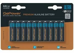 897855 - Элемент питания GoPower ULTRA LR6/316/AA BL10 (1)