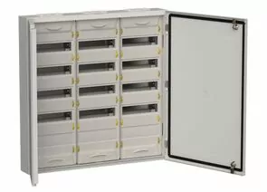 902612 - IEK TITAN 5 щит (корпус) метал. ЩРн-180 (3х60) (835х830х140) навес серый IP54 TI5-50-N-3X060-54-7035 (1)