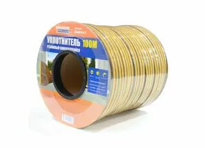 911646 - Уплотнитель D-профиль 8*9мм 4WALLS 100м коричневый резиновый самокл. арт.URK100D (1)