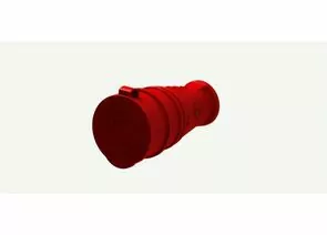951569 - NE-AD штепсель (разъем) с загл. каучук 2P+PE 1x16А 220-240V IP44 красный (Турция) 4414 (1)