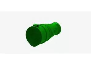 951570 - NE-AD штепсель (разъем) замена кода 855031 с загл. каучук 2P+PE 1x16А 220-240V IP44 зеленый 4514 (1)