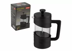 954687 - Чайник/кофейник (френч-пресс) 350мл La Caffetteria пластик/стекло, черный 108407 Mallony (1)