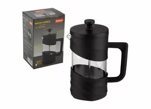 954688 - Чайник/кофейник (френч-пресс) 600мл La Caffetteria пластик/стекло, черный 108408 Mallony (1)