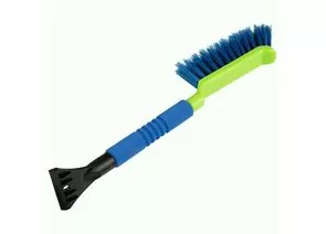 955568 - Автощетка-сметка+скребок 42,5*8,4*8,8см,антискольз накл,OKTAN зеленая,280075/ Brumex (1)