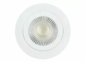 955785 - Feron cв-к св/д встр. поворот. GX53 12W(960lm)4000K 4K 38гр бел круг 115х16 даунлайт AL540 ONE 52048 (1)