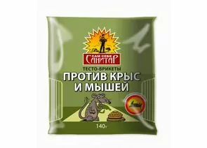 956882 - От грызунов (крыс, мышей) приманка тесто-брикет 140гр. Сам себе санитар (1)