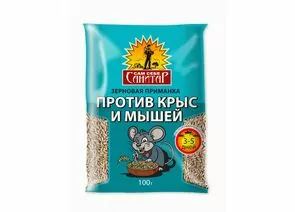 956883 - От грызунов (крыс, мышей) приманка зерно 100гр. Сам себе санитар (1)