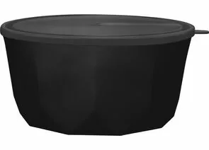 957172 - Миска (салатник ) с крышкой BLACK 1,7л PT171310621 Plast Team (1)