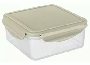 959068 - Контейнер гермет для СВЧ SMART LOC 1,0л квадрат св серый 431160130 Phibo/Бытпласт (аналог 848990) (1)