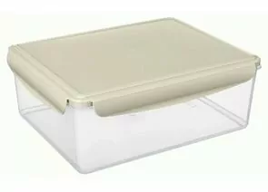 959073 - Контейнер гермет для СВЧ SMART LOC 5,4л прямоуг св серый 433116730 Phibo/Бытпласт (аналог 848989) (1)