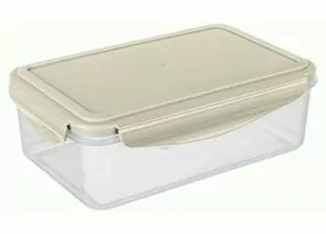 959075 - Контейнер гермет для СВЧ SMART LOC 1,1л прямоуг св серый 431129230 Phibo/Бытпласт (аналог 848790) (1)