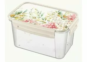 959101 - Контейнер д/продуктов LOCK&OK с декором 1,5л микс 433154618 Phibo/Бытпласт (1)