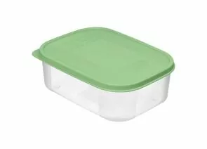 960212 - Емкость д/хранения продуктов Verona 0,17л прямоуг гибкая крышка Botanica зеленый 222134718/08 Homver (1)