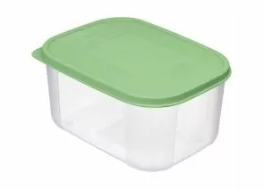960215 - Емкость д/хранения продуктов Verona 0,85л прямоуг гибкая крышка Botanica зеленый 222135018/08 Homver (1)