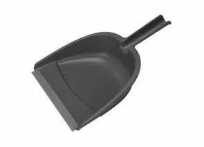 919827 - Cовок для мусора с кромкой и бортиком,темно-серый,пластик,431510315/Бытпласт (1)