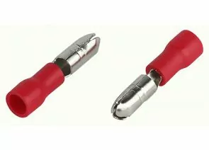 944433 - ЭРА наконечник разъем-штекер (папа) РшИп 1.25-4 красный  (уп.50шт, цена за уп) 63375 (1)