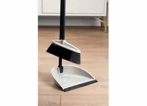 947242 - Щетка для пола + совок с высокой ручкой складн,90*23,8*21,6 см,Rimo св-сер,Лень,221241521/04/Homve (1)