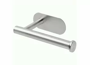 948841 - Держатель для туалетной бумаги(16,5*4,5*8 см),металл хромир,самоклеящаяся основа,109236/ Рыжий кот (1)