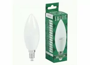 954749 - Saffit лампа свеча C37 E14 20W(1700Lm) 4000K 4K матовая 114x39 SBC3720 55273 (1)