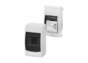 958724 - TDM бокс (корпус) пластик ЩРН-П-4 мод. навесной, без шин, опломбировка, белый IP41 SQ0901-0070 (1)