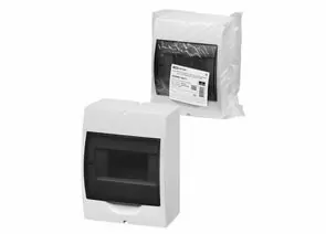 958725 - TDM бокс (корпус) пластик ЩРН-П-6 мод. навесной, без шин, опломбировка, белый IP41 SQ0901-0071 (1)