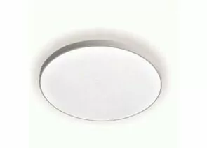 958796 - AVL PRE св-к св/д декор. влагозащ 40W(3500lm) 5000K 6K круг 375x46 ЖКХ BLK IP65 бел (аналог 804181) (1)