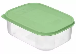 960216 - Емкость д/хранения продуктов Verona 1,3л прямоуг гибкая крышка Botanica зеленый 222135118/08 Homver (1)