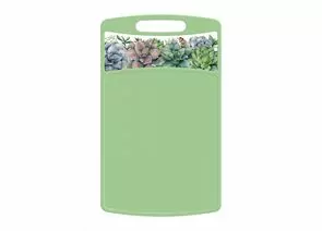960221 - Доска разделочная Bergamo прямоугольная 260x155x3,5мм Botanica зеленый 222132418/08 Homver (1)