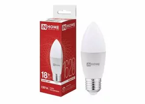 964313 - ASD/InHome лампа св/д VC свеча C37 E27 18W(1620lm) 4000K 4K 116x38 (без пульсации) 5328 (1)