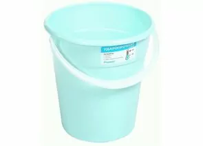 964322 - Ведро пищевое 12л,круглое,мерная шкала,ударопрочное,(темп -70°/+70°)Евро микс цветов,УП-8059/ Радиан (1)