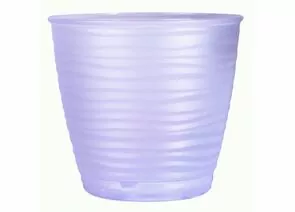 965174 - Горшок для орхидей 1,5л,d=14,6см,поддон,Saffron прозрачно-сиреневый,223605041/01/ Homver (1)