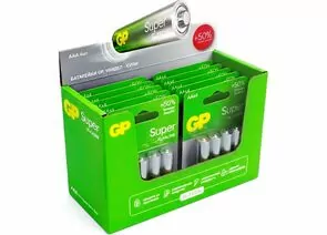965583 - Элемент питания GP Super G-TECH 24A LR03/286/AAA BL4 (1)