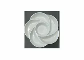 966509 - Менажница круглая 6 секций d=28см пластик МП-01 ОНЕСТ (1)