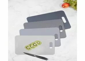 966519 - Доска разделочная 29,7*21,6*0,17см набор 4шт/уп, цена за уп, цвет Каменный НГДР-04ГУ ОНЕСТ (1)